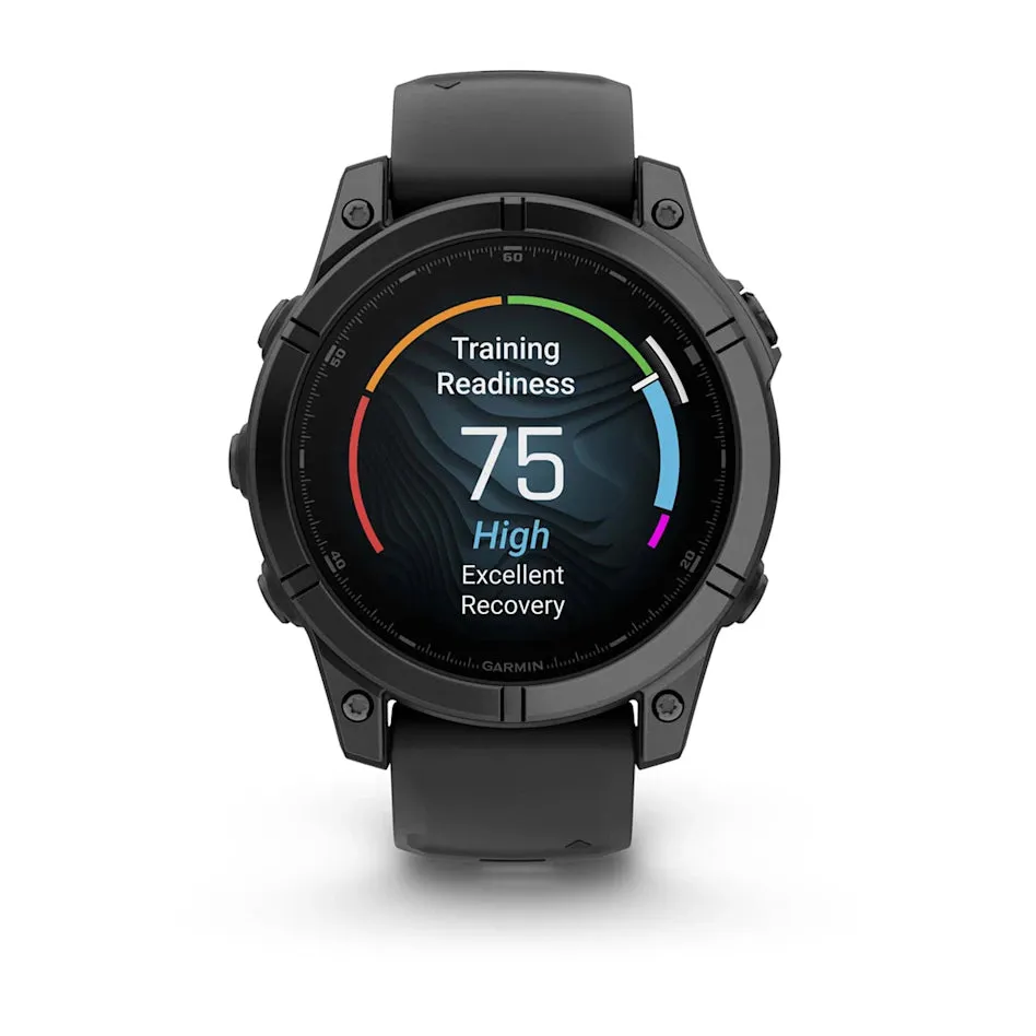 * Fenix E, Amoled Slate Gray Steel With Black Bilicone Band