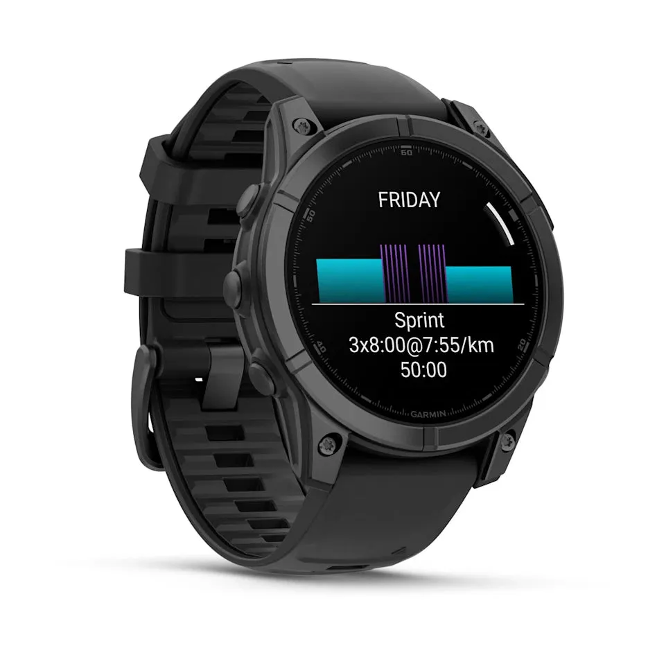 * Fenix E, Amoled Slate Gray Steel With Black Bilicone Band