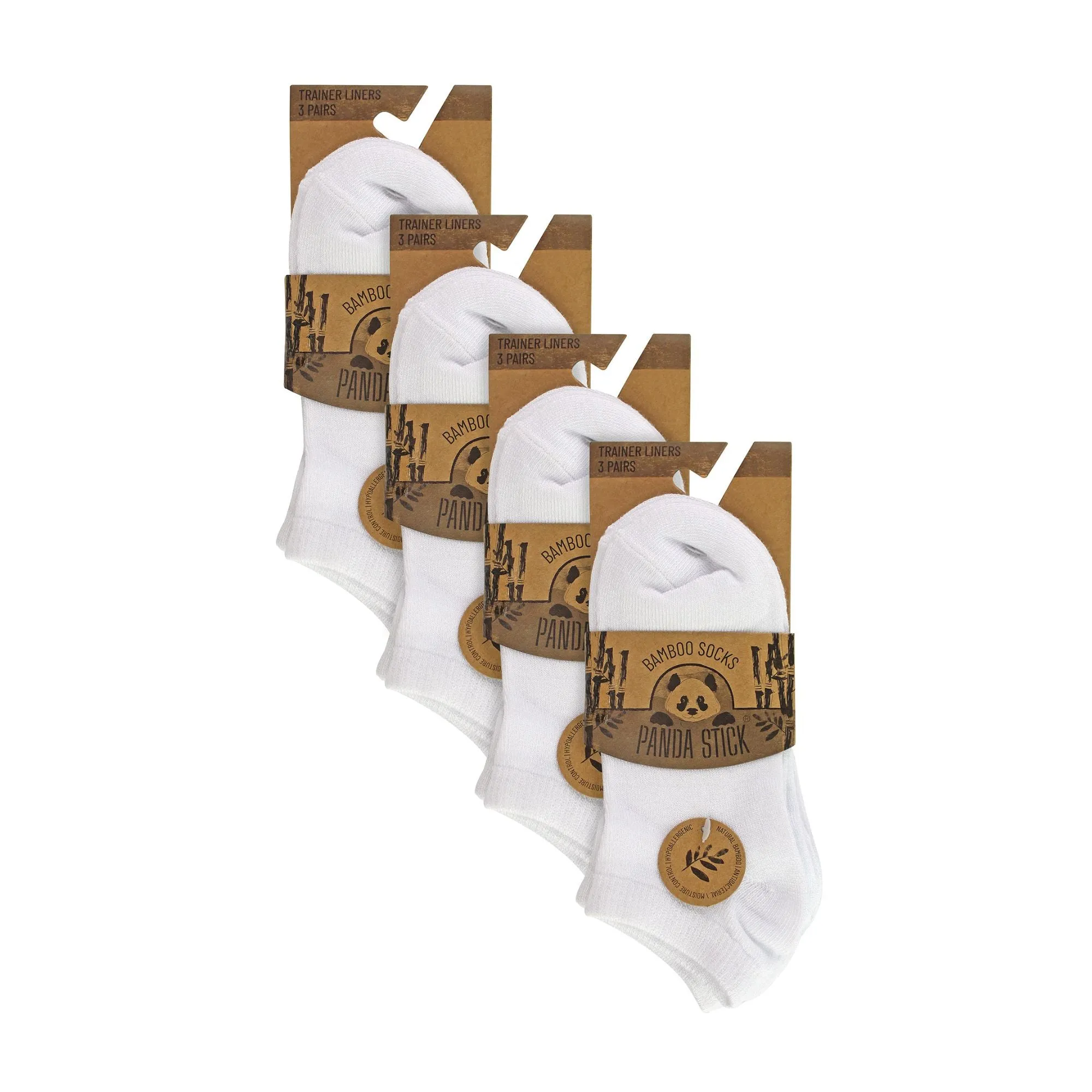 12 Pack Kids Soft Breathable Bamboo Trainer Liner Socks Ideal for PE