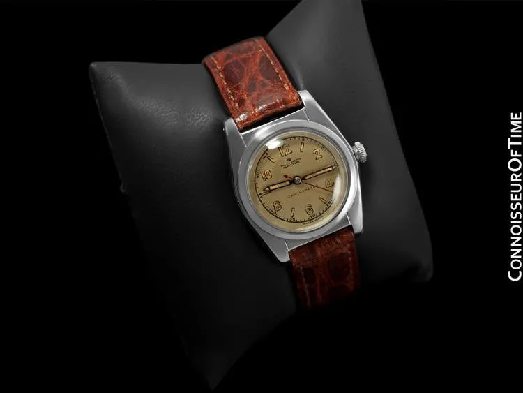 1946 Rolex Vintage Mens WWII Era Bubbleback, Ref. 2940, Stainless Steel - Very Fine & Rare