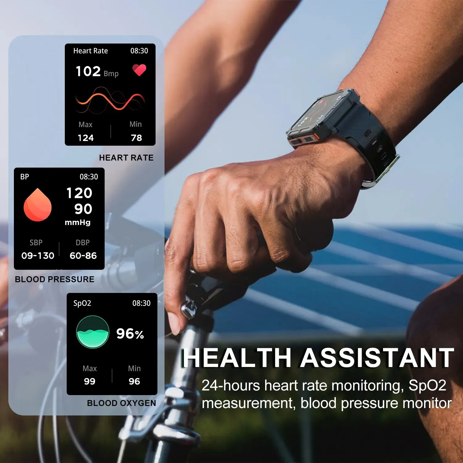 2023 New C20 Pro Smart Watch Voice Assistant BT Wireless Call Business Outdoor Sports IP68 Waterproof Wristwatch for Android Ios