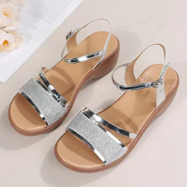 2024 NEW WOMEN'S OPEN TOE WEDGE ORTHOPEDIC SANDALS
