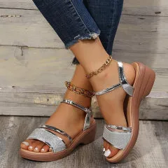 2024 NEW WOMEN'S OPEN TOE WEDGE ORTHOPEDIC SANDALS