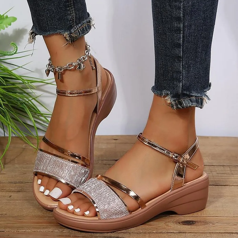 2024 NEW WOMEN'S OPEN TOE WEDGE ORTHOPEDIC SANDALS