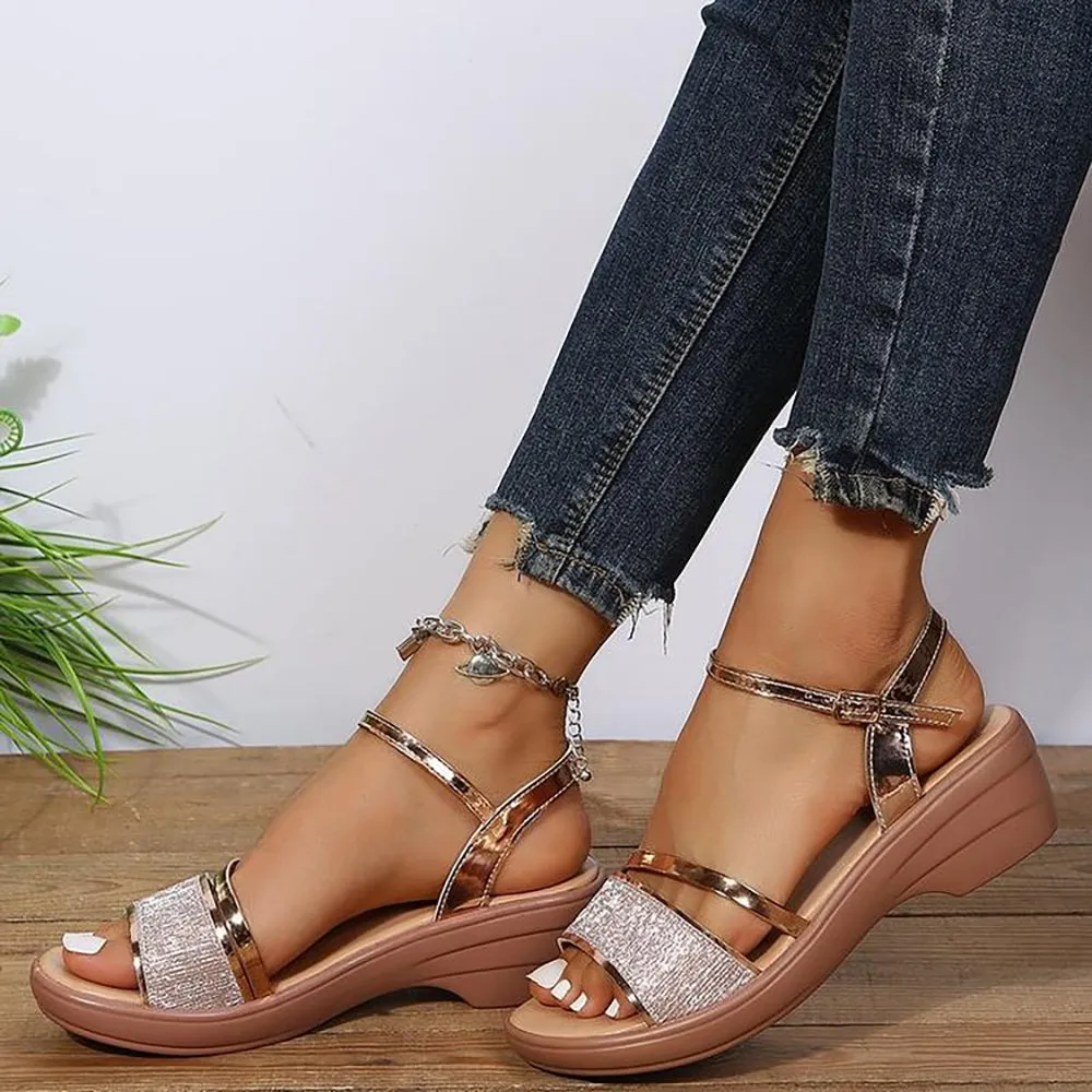 2024 NEW WOMEN'S OPEN TOE WEDGE ORTHOPEDIC SANDALS