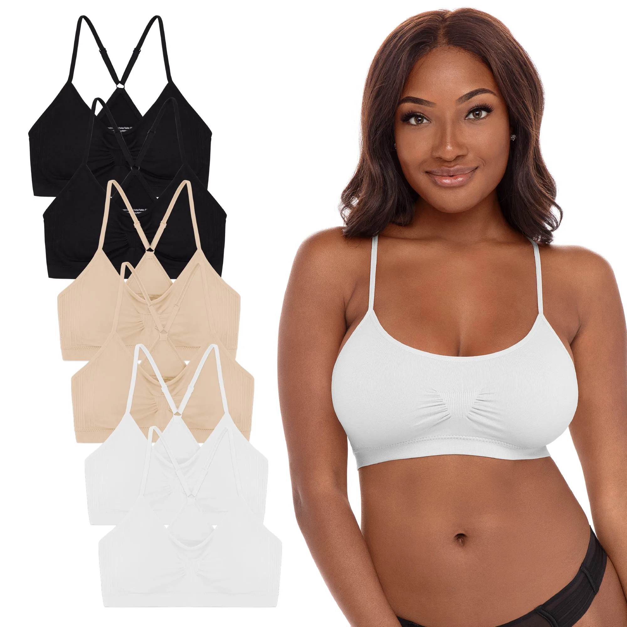 6 Pack Seamless Sports Bra