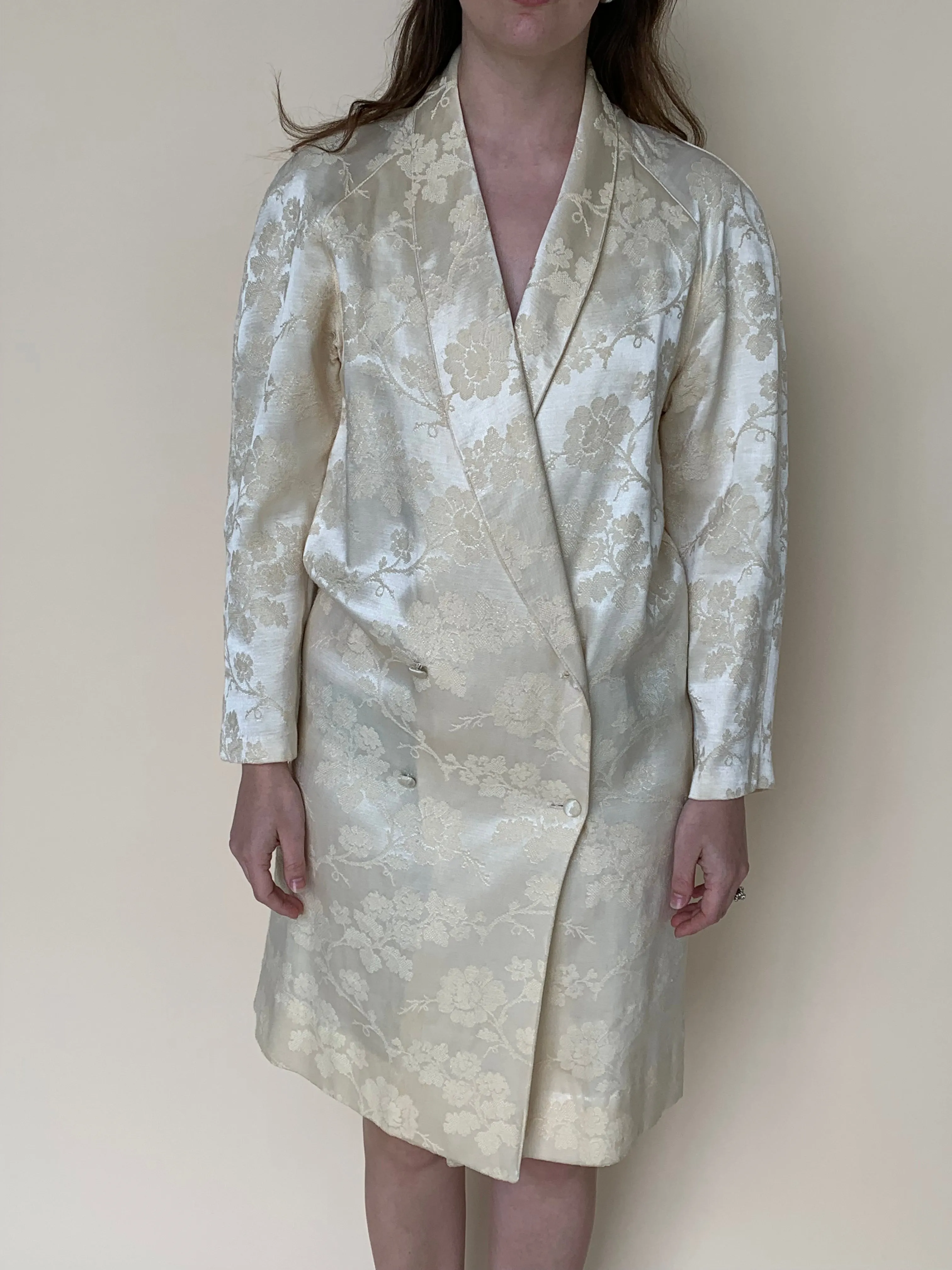 70s jacquard dress blazer