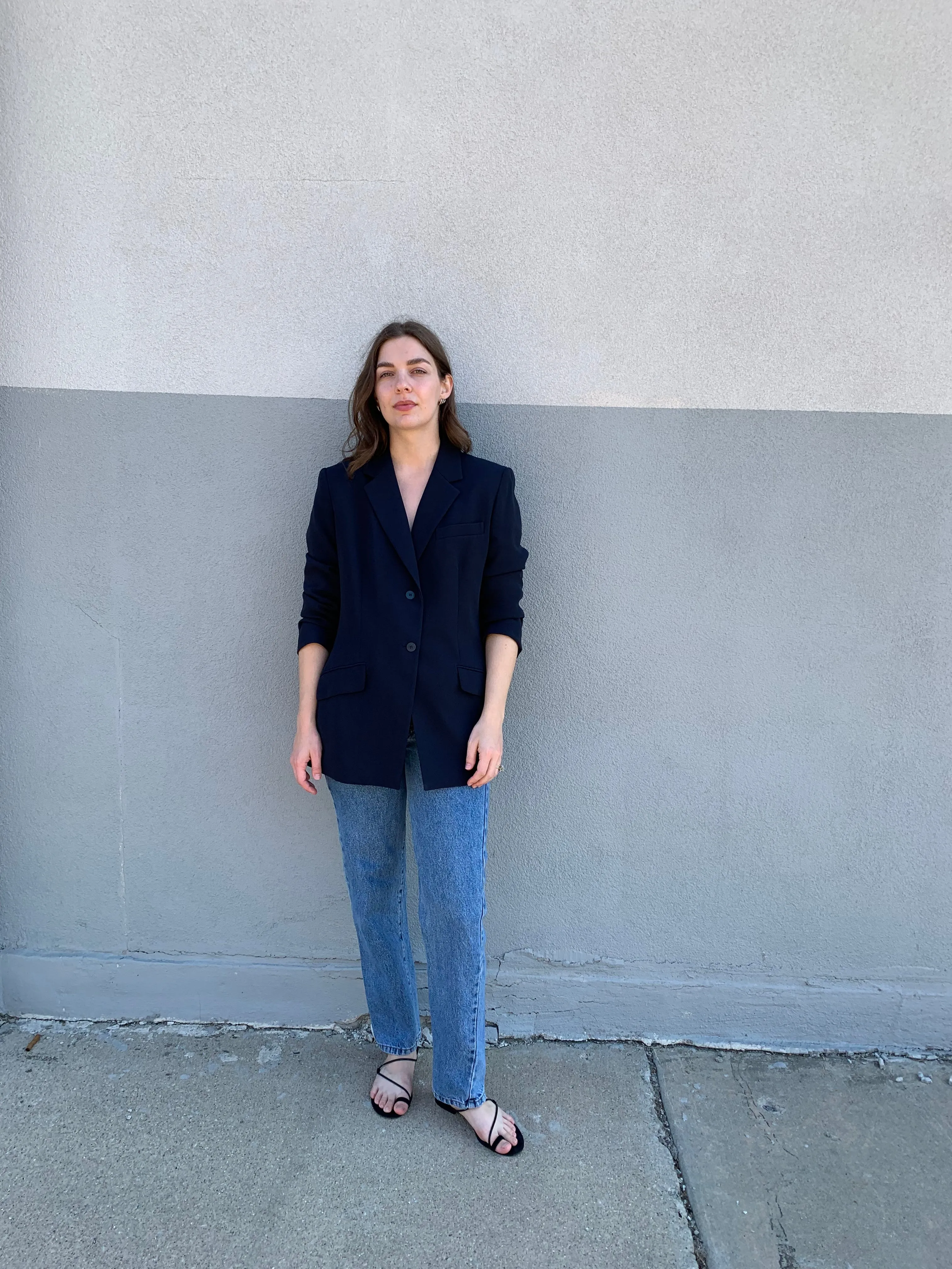 90s Jones New York navy blazer