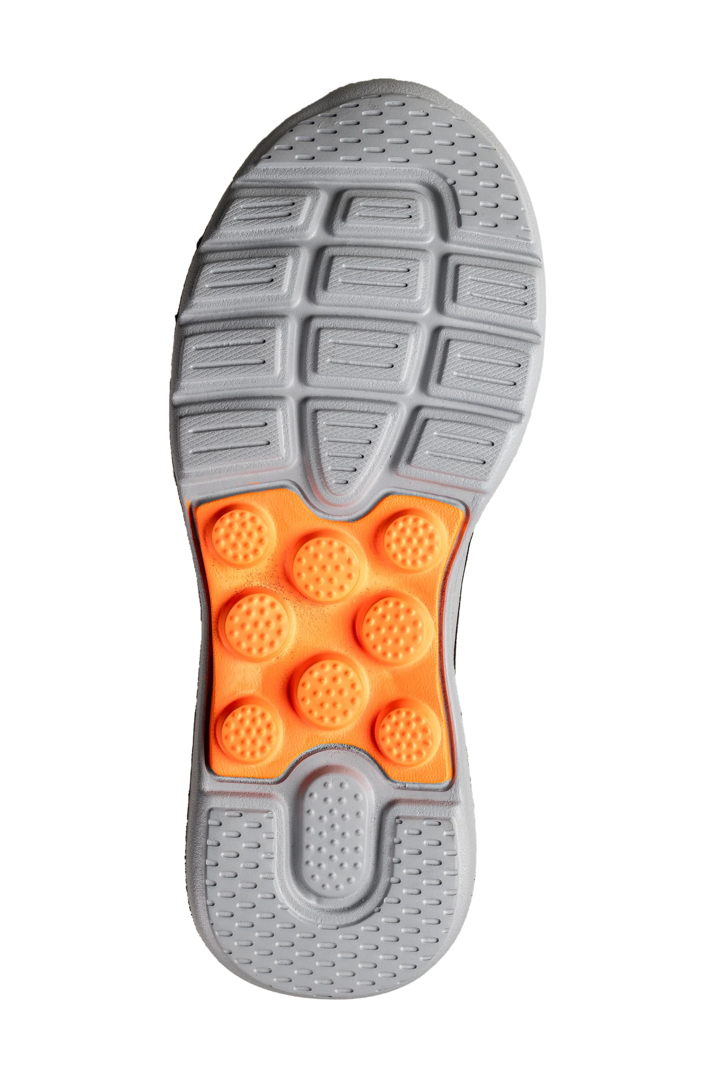 Abros Gents Black / F. Orange Sports Shoe