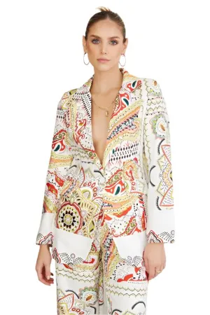 Acedecks Padded Shoulder Blazer
