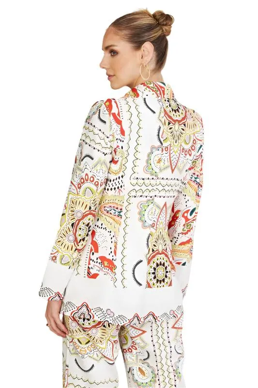 Acedecks Padded Shoulder Blazer