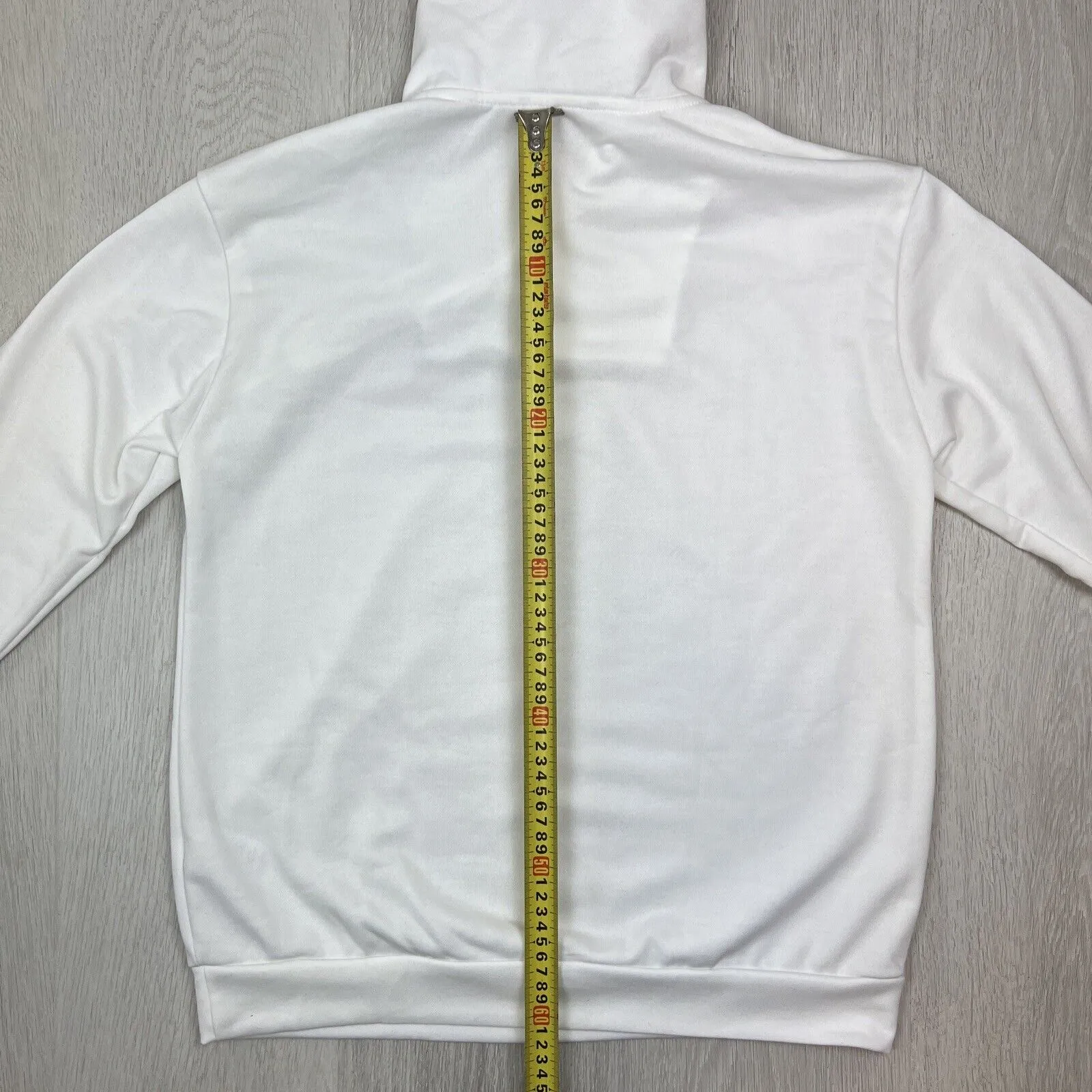 Acegolfs Womens White Diagonal Zip Golf Sweatshirt Size Medium (New)