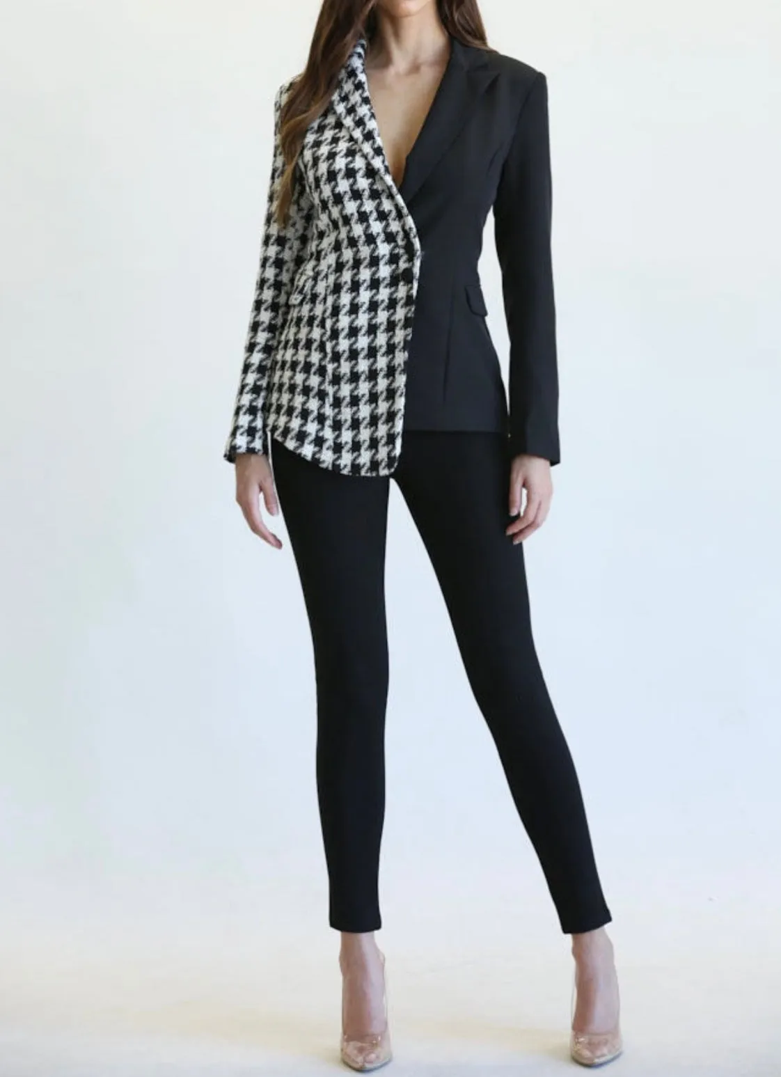 Alma Tweed 2-Tone Blazer
