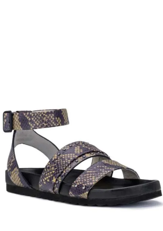 Aster Sandal Brown Snake