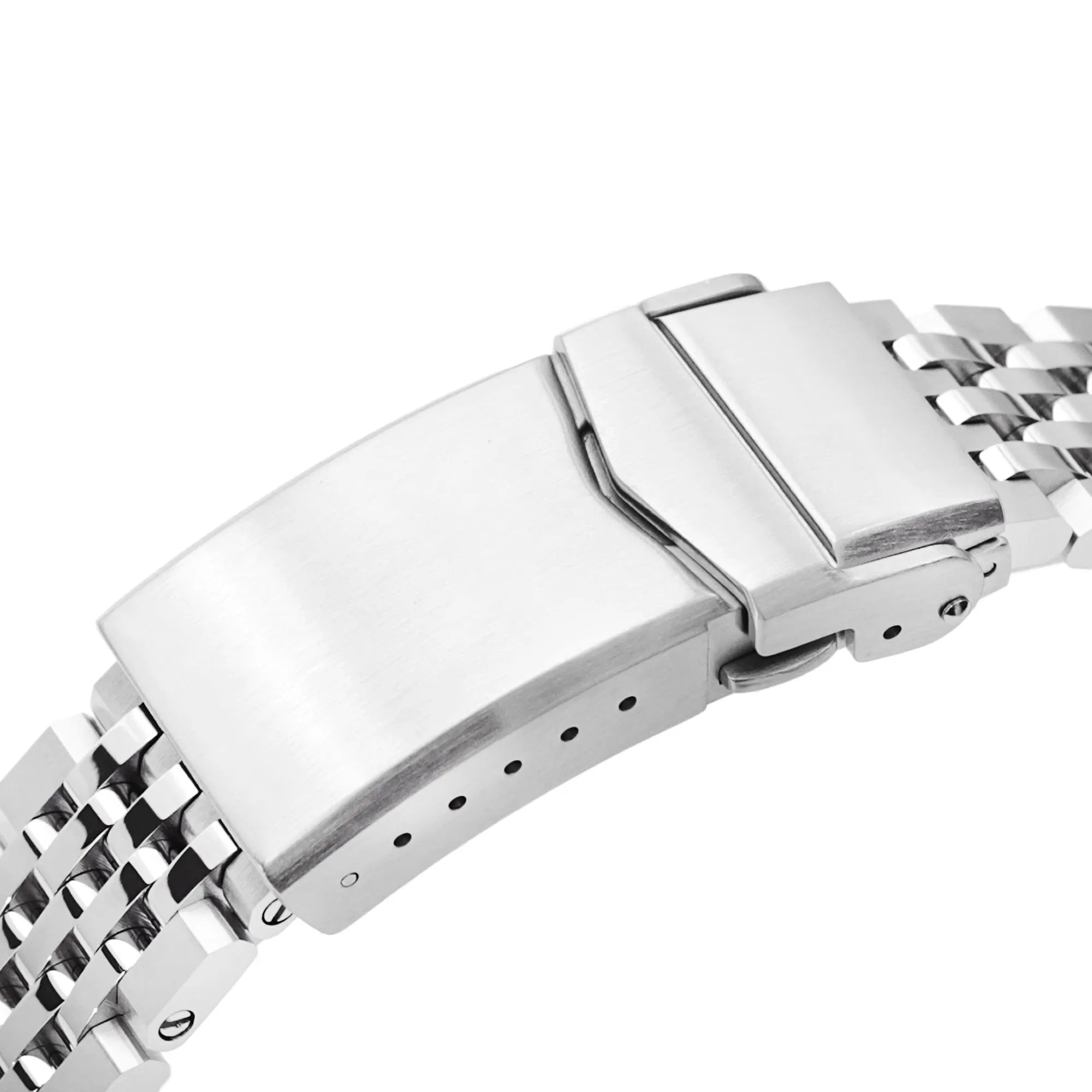 Asteroid for Seiko 63Mas 40.5mm V-Clasp, Brushed with Polished Center
