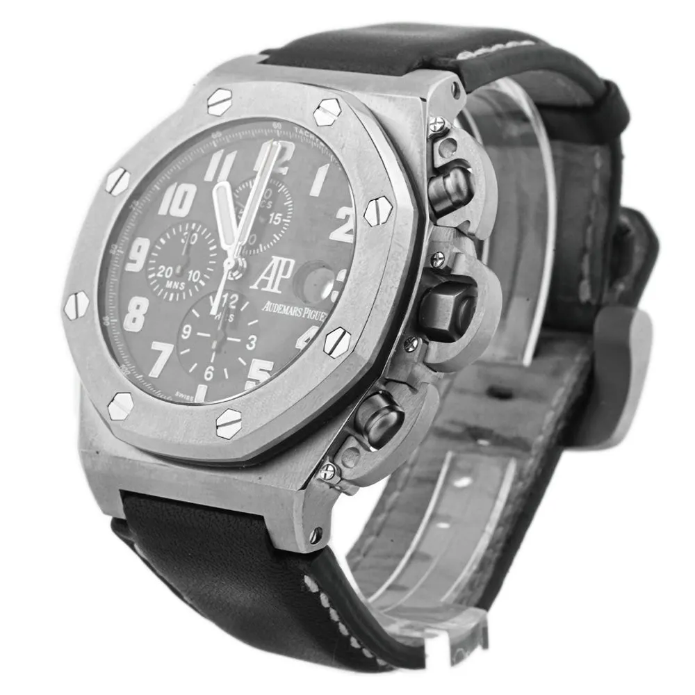 Audemars Piguet Men's Terminator 3 Royal Oak Offshore Titanium 48mm Black Arabic Dial Watch Reference #: 25863TI.OO.A001CU.01