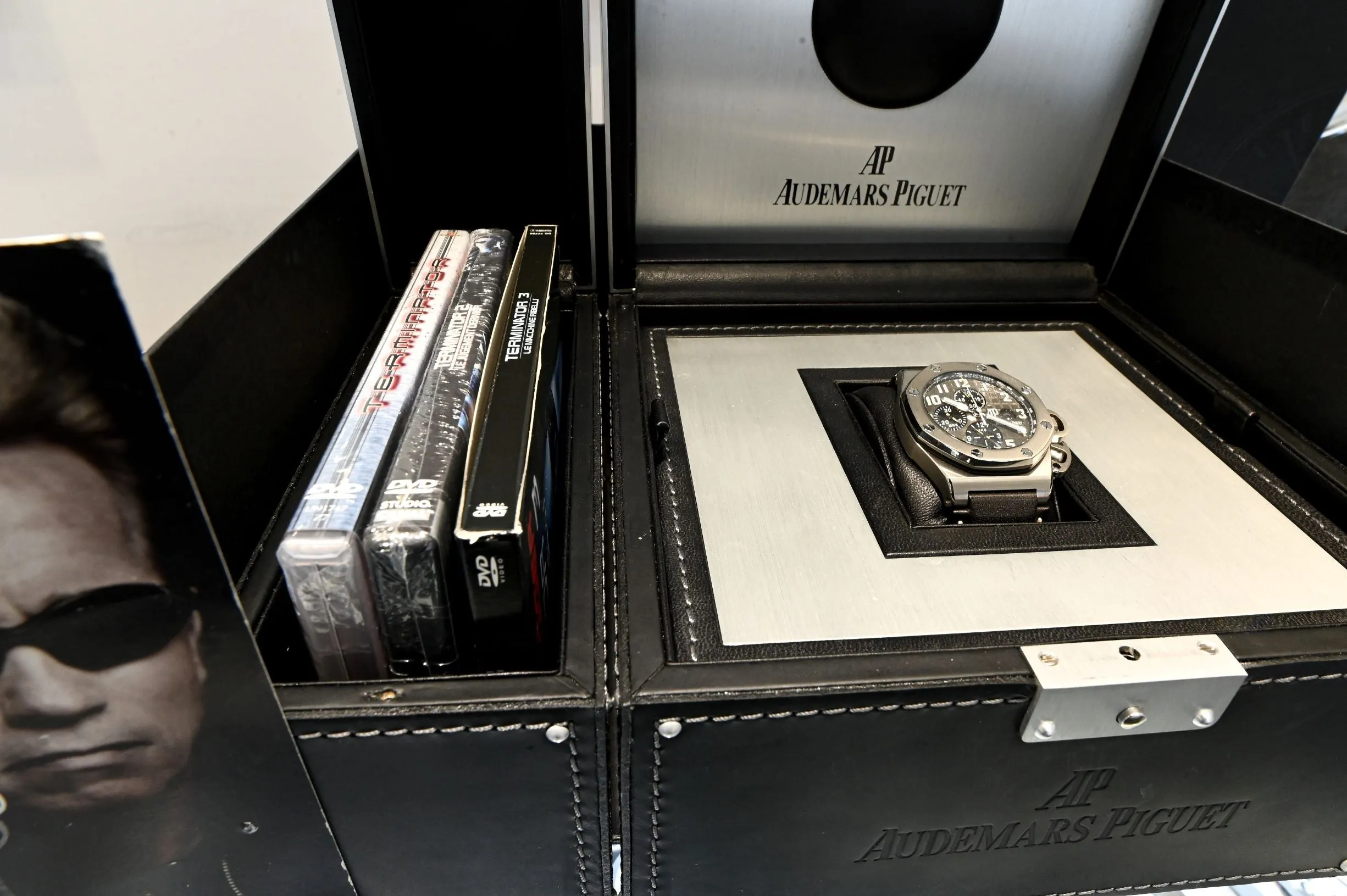 Audemars Piguet Men's Terminator 3 Royal Oak Offshore Titanium 48mm Black Arabic Dial Watch Reference #: 25863TI.OO.A001CU.01