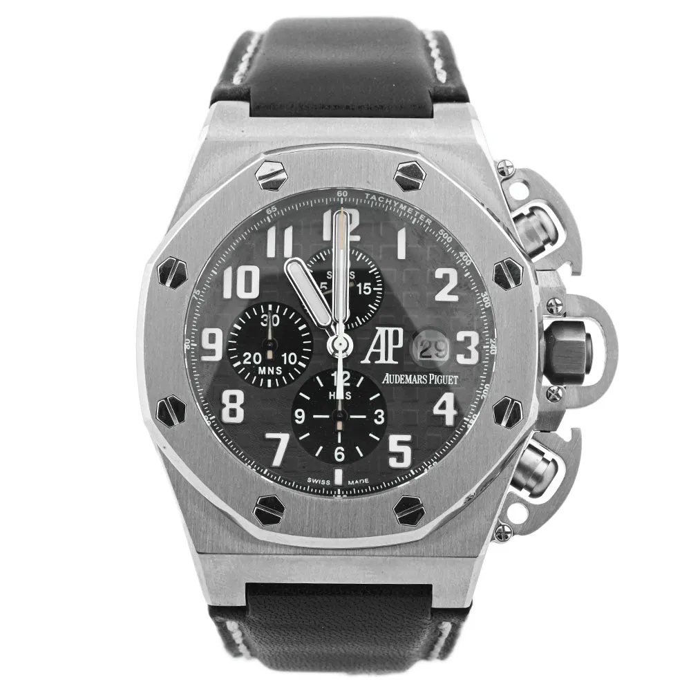 Audemars Piguet Men's Terminator 3 Royal Oak Offshore Titanium 48mm Black Arabic Dial Watch Reference #: 25863TI.OO.A001CU.01