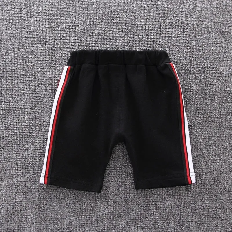 Baby Boy Clothes Sets Summer Casual Cotton Kid Top   Black Shorts Toddler Short Sleeve Golf Sports Outfits