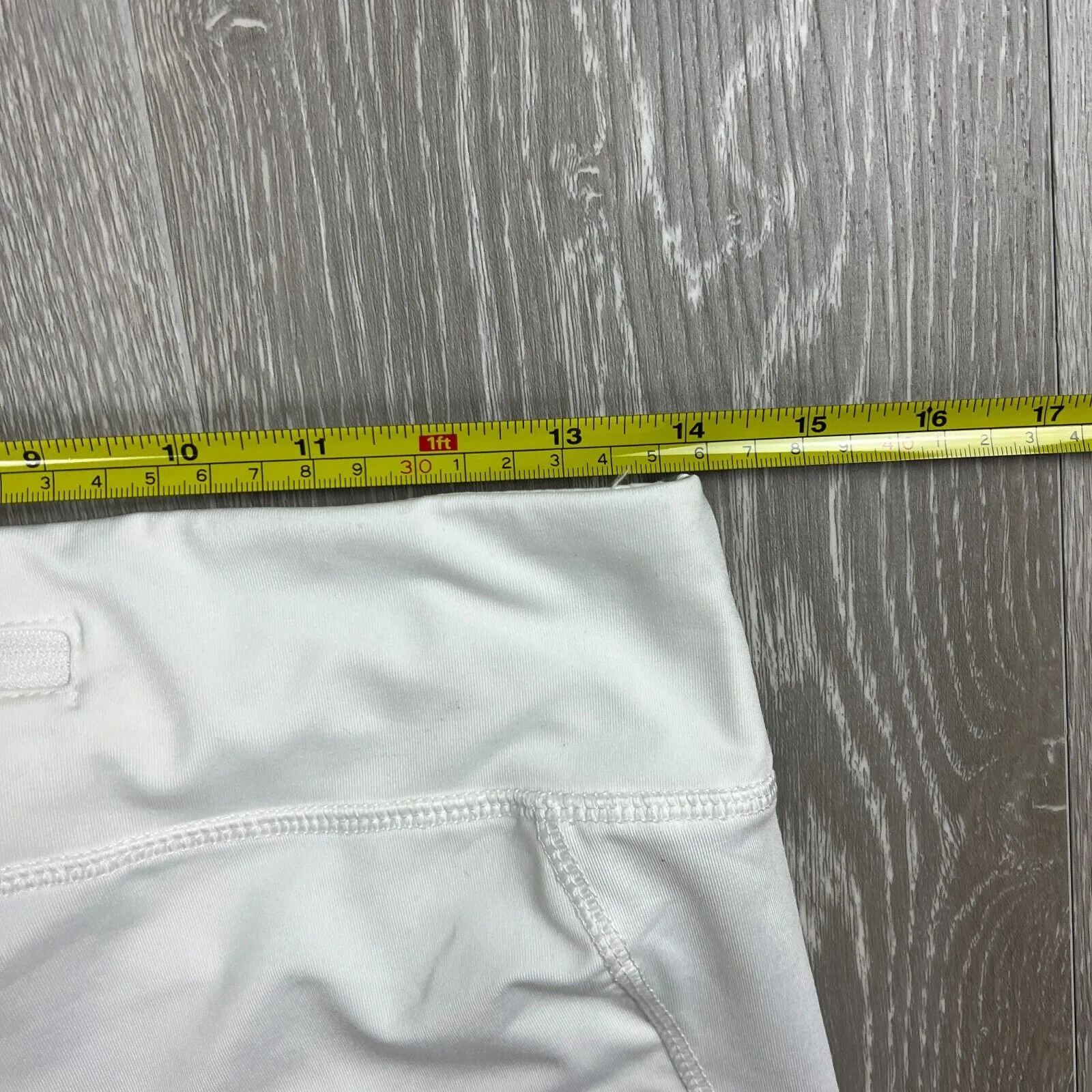 Badgley Mischka Sport Womens White Leggings Size Large (New)