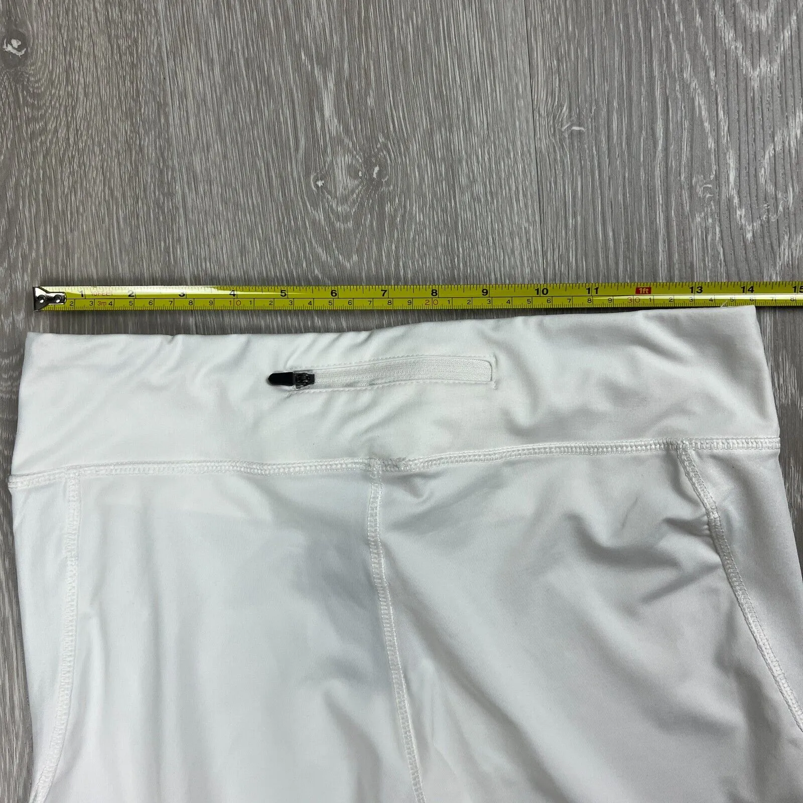 Badgley Mischka Sport Womens White Leggings Size Large (New)