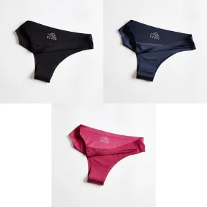 BANNIROU Woman Panties Sexy Thongs Woman Underwear Seamless Sports Female Lingerie T-back G-string For Woman Ice Silk 2021 New
