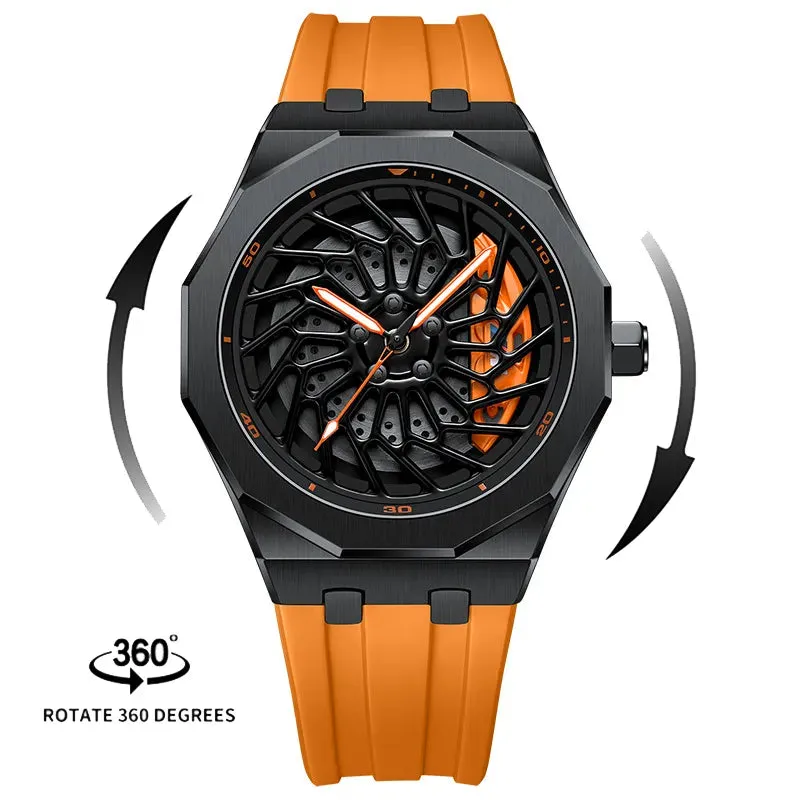 Barenio Spinning Car Rim Watch - i8   G55 Edition