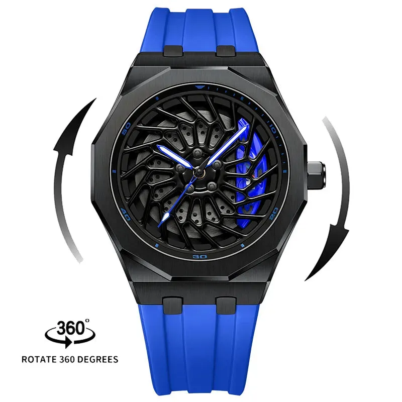 Barenio Spinning Car Rim Watch - i8   G55 Edition