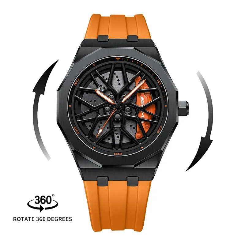 Barenio Spinning Car Rim Watch - i8   G55 Edition