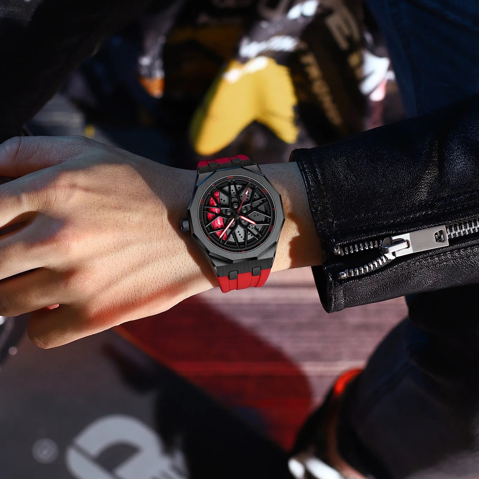 Barenio Spinning Car Rim Watch - i8   G55 Edition