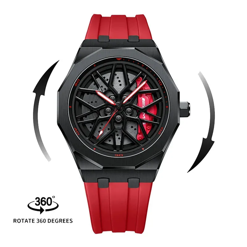 Barenio Spinning Car Rim Watch - i8   G55 Edition