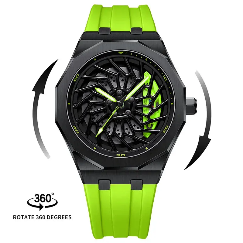 Barenio Spinning Car Rim Watch - i8   G55 Edition