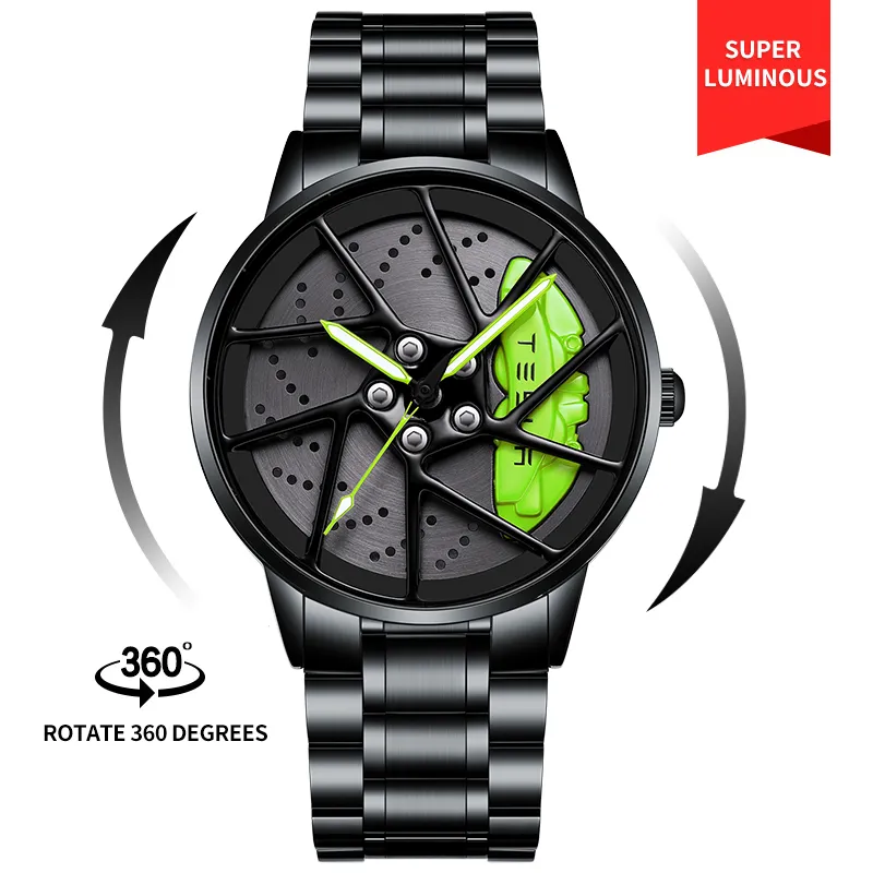 Barenio SPINNING RIM WATCH - TESLA EDITION