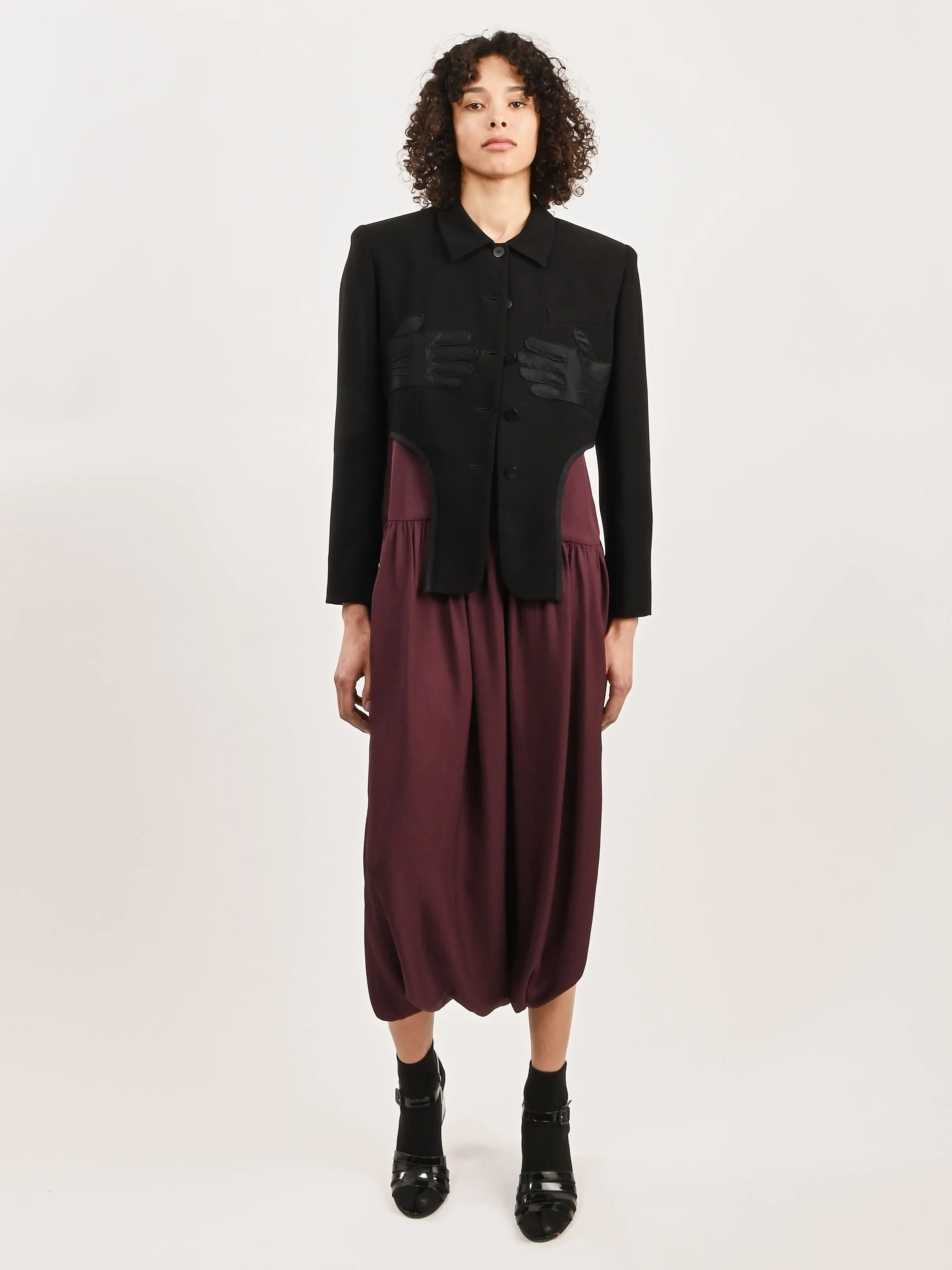 Black Arch Glove Blazer