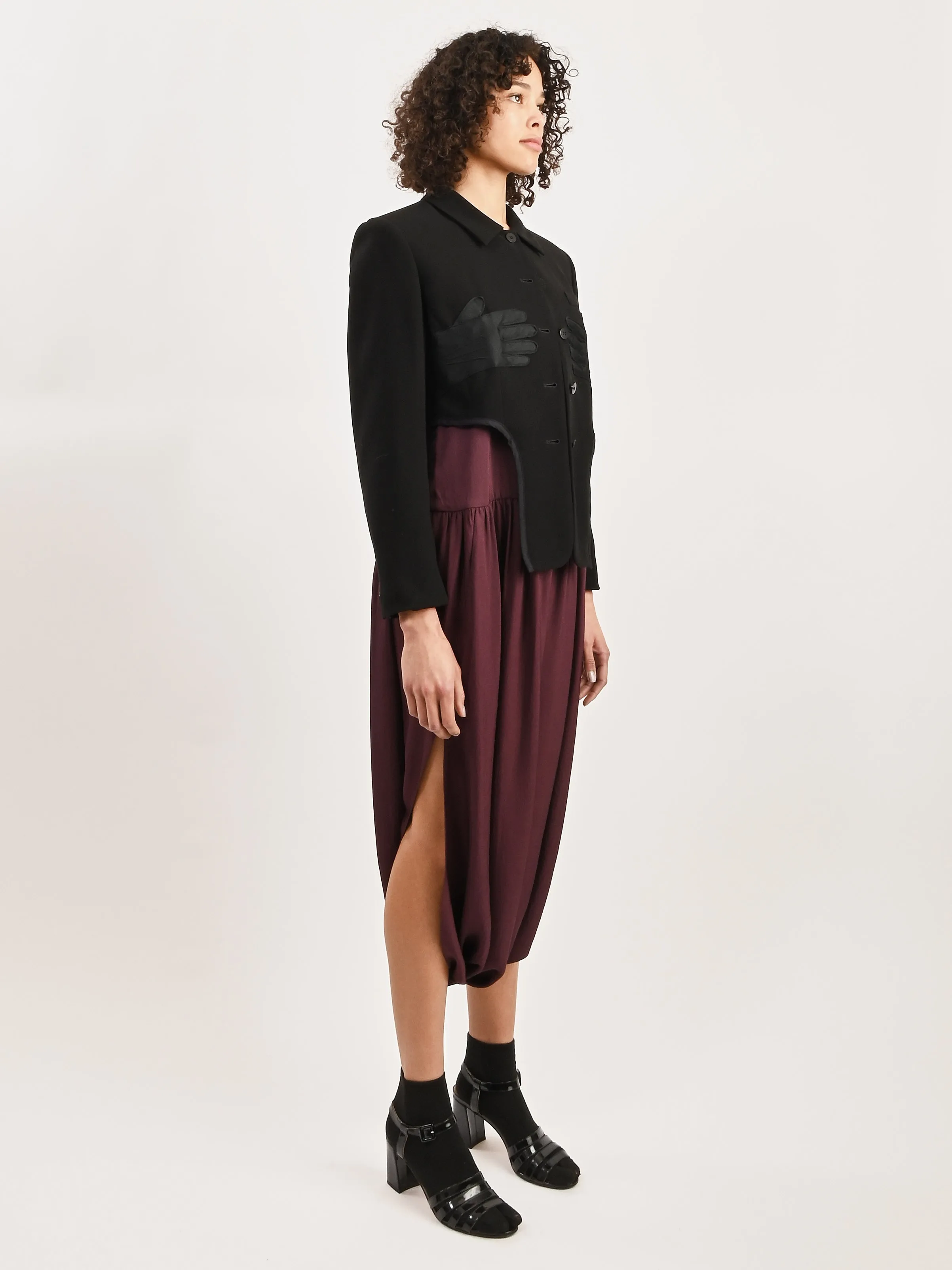 Black Arch Glove Blazer
