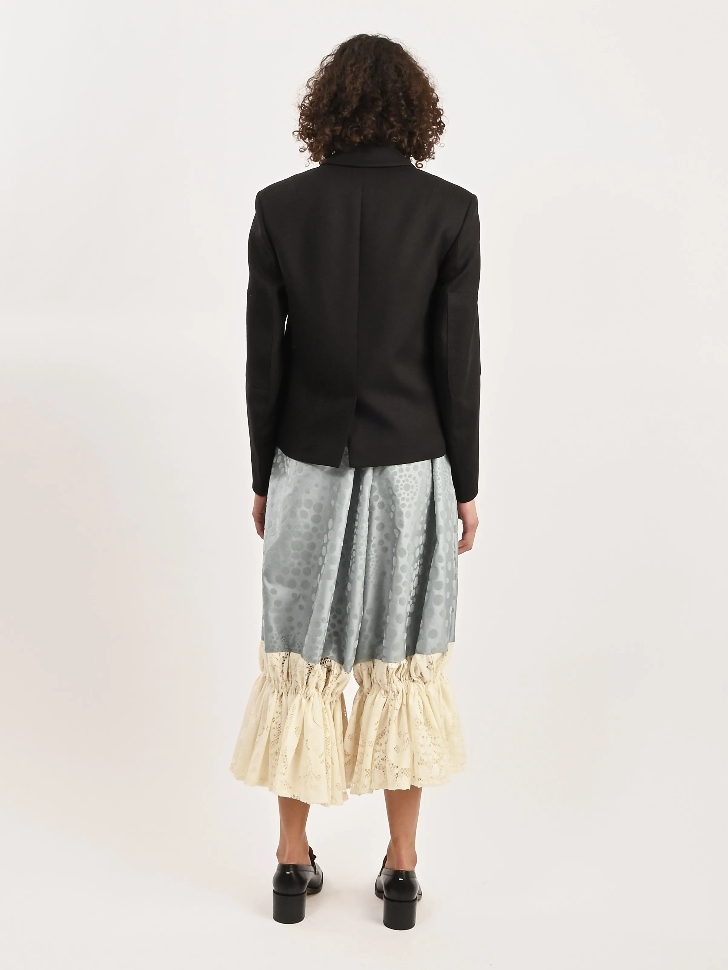 Black Cavalier Twill Shrunken Blazer