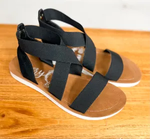 Black Misty Sandal