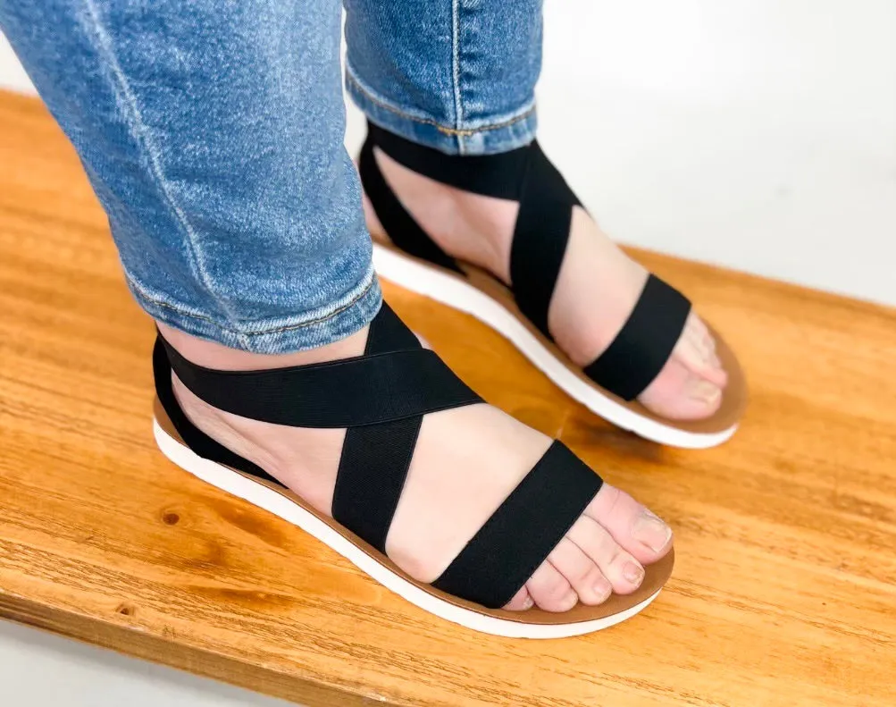 Black Misty Sandal