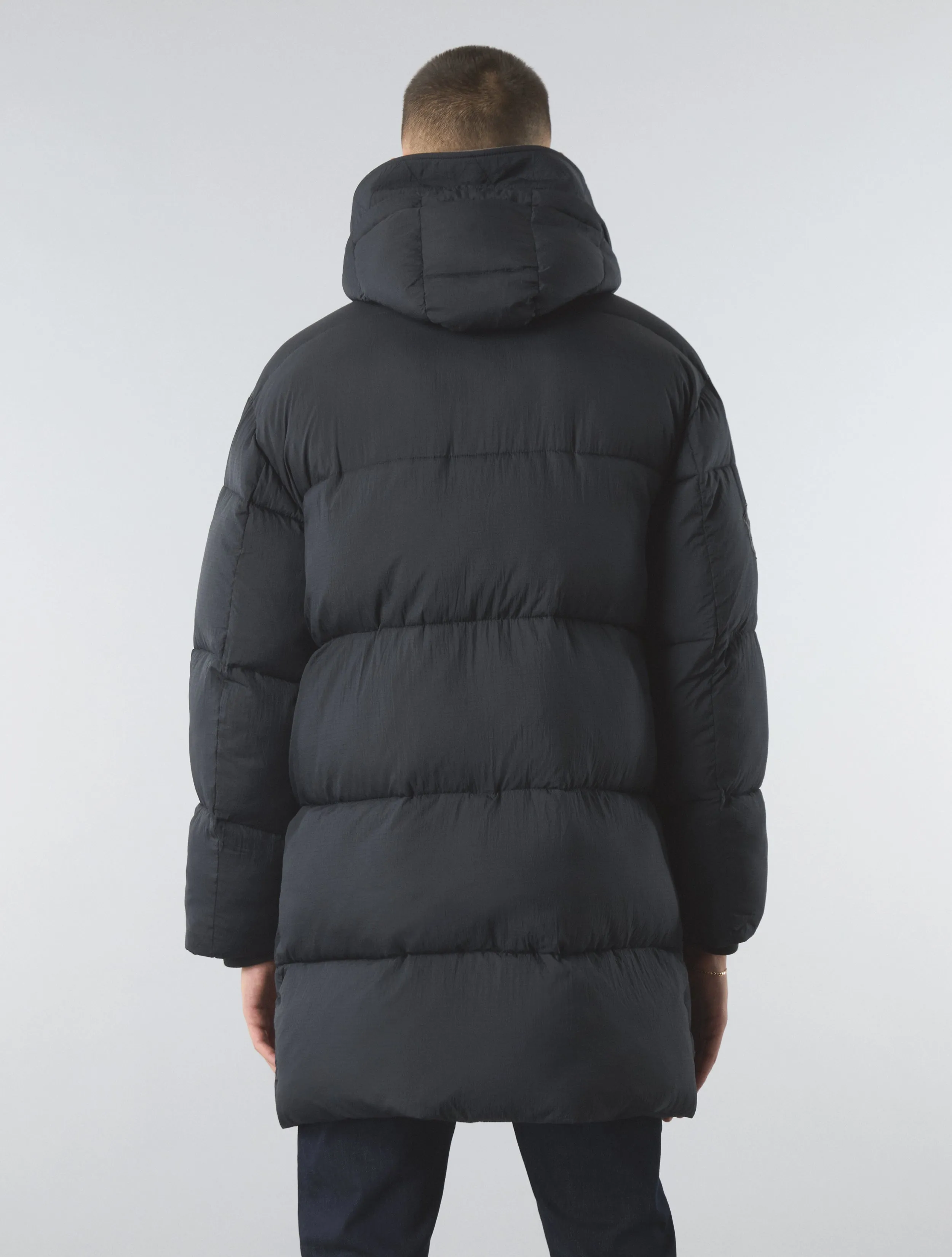 Black Mountfield Quilted Parka