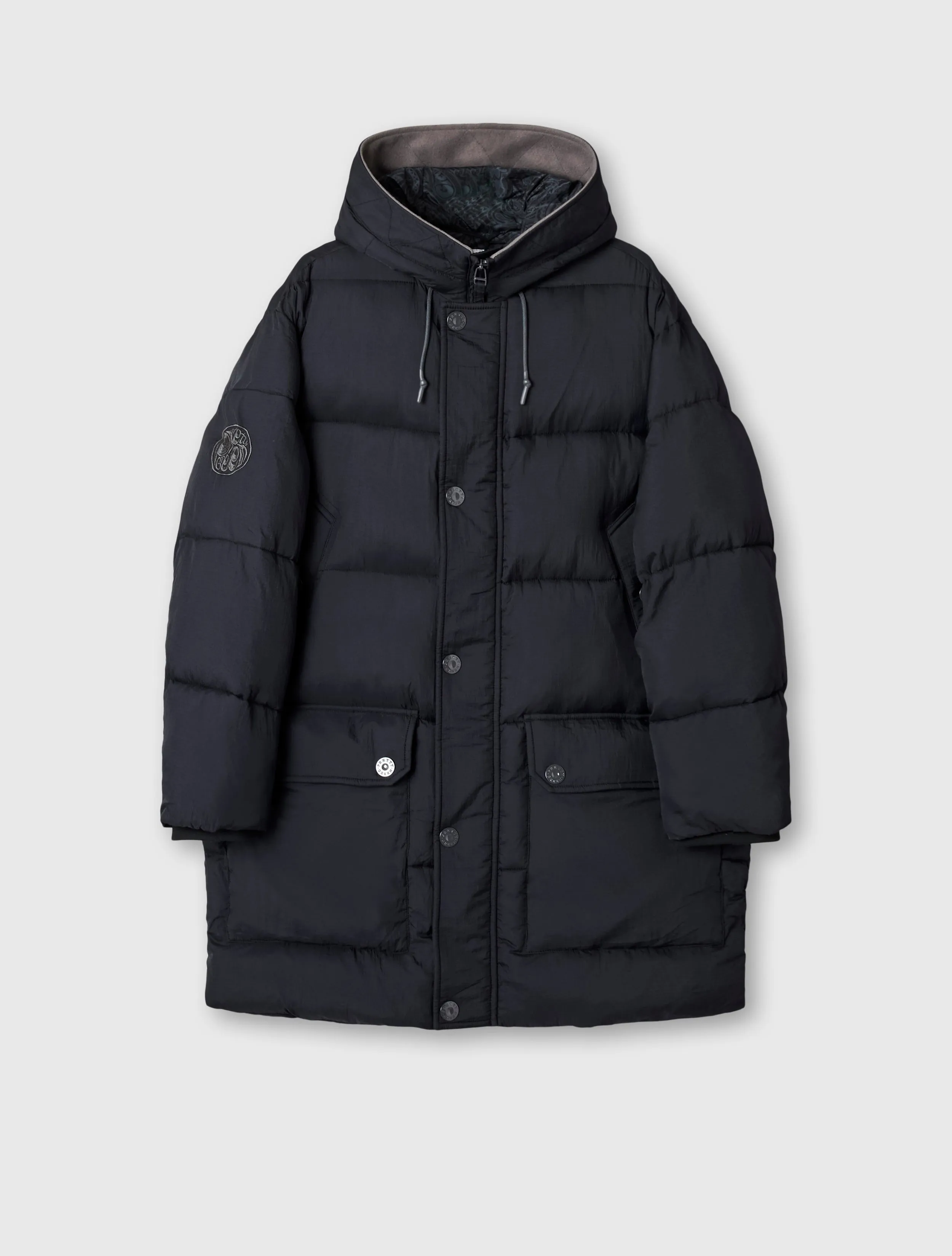 Black Mountfield Quilted Parka
