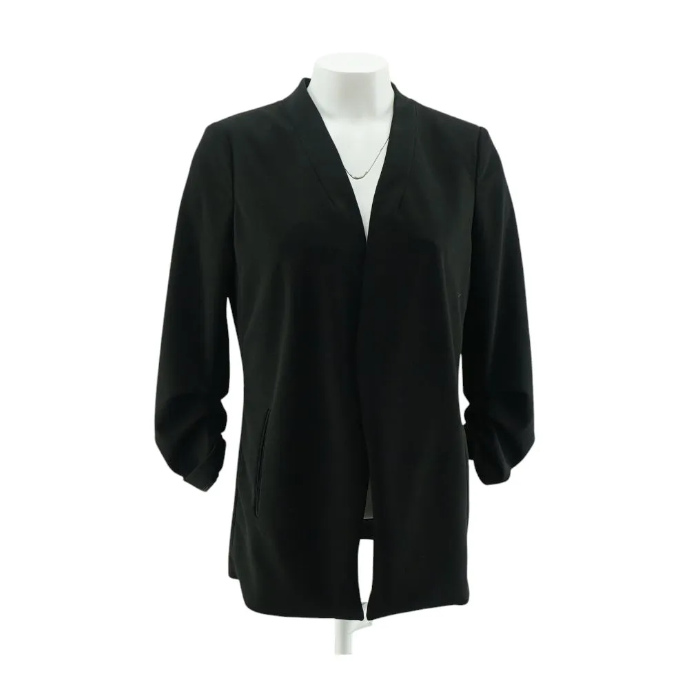 Black Solid Blazer