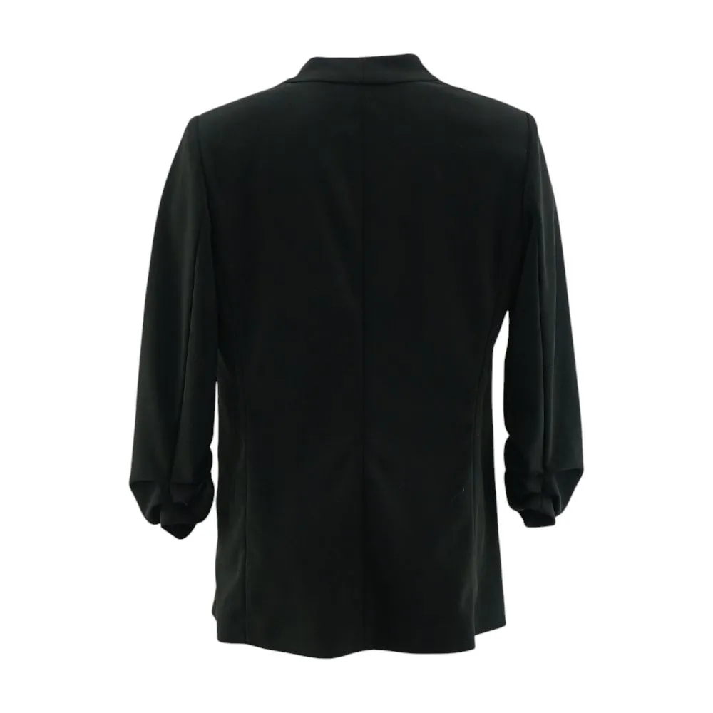 Black Solid Blazer