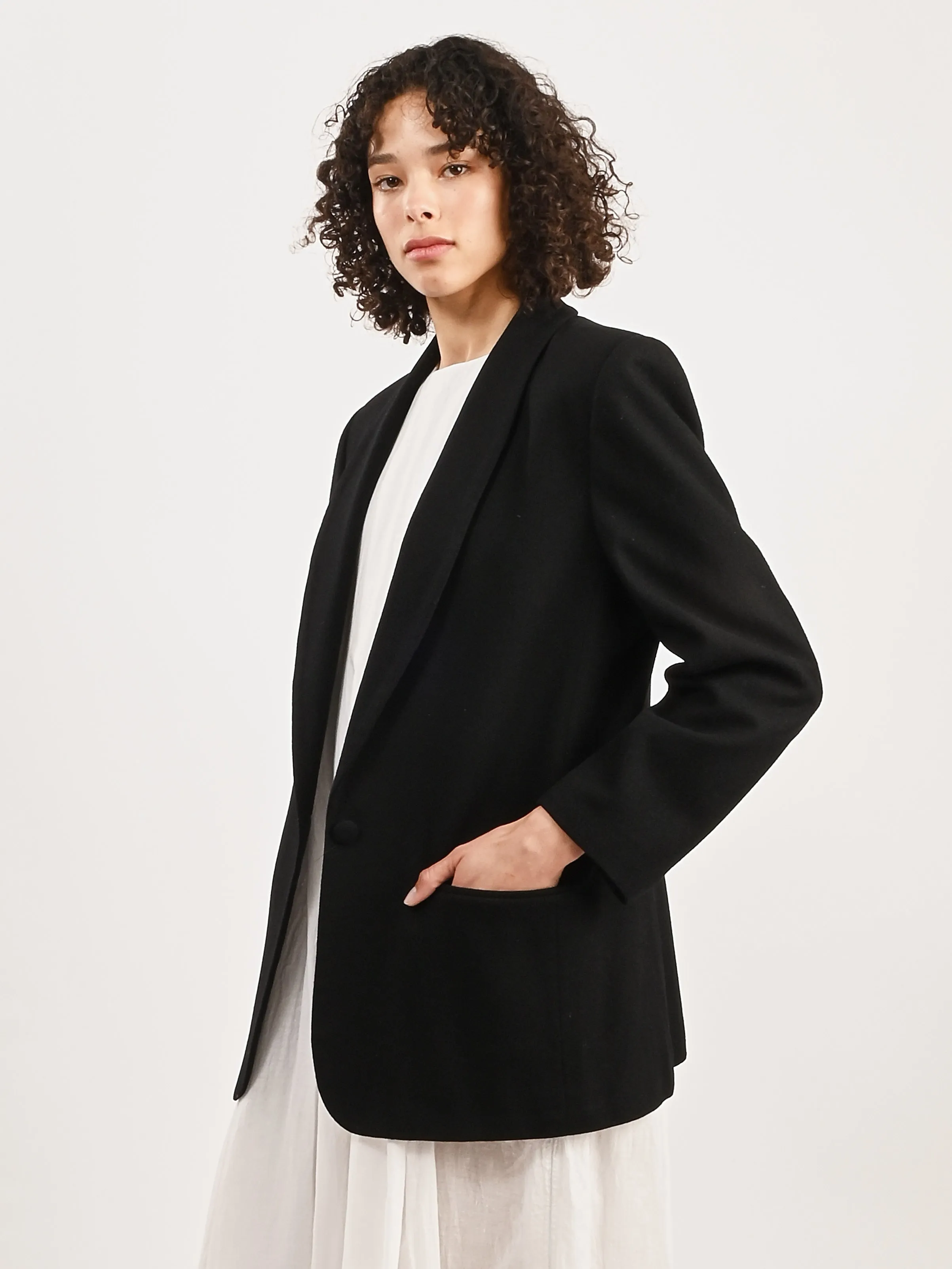 Black Wool Blazer