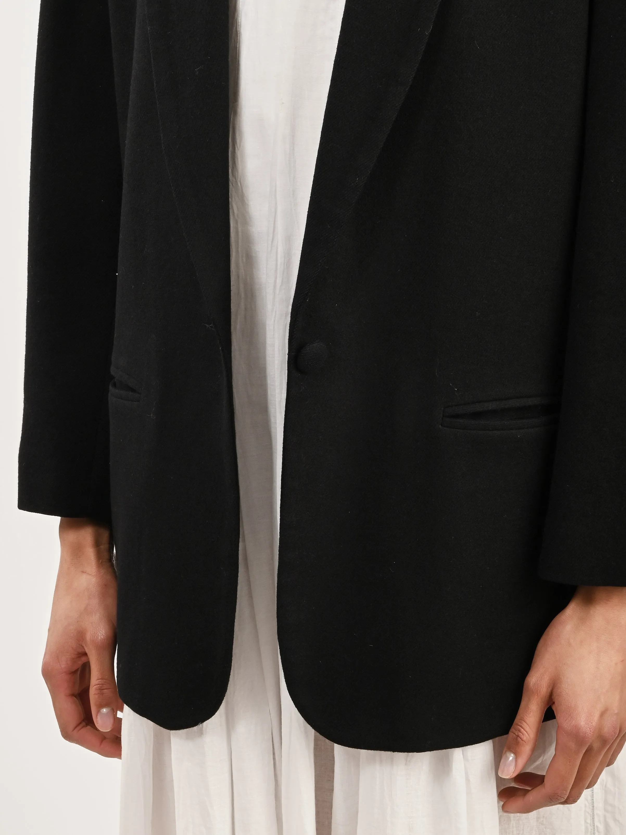 Black Wool Blazer