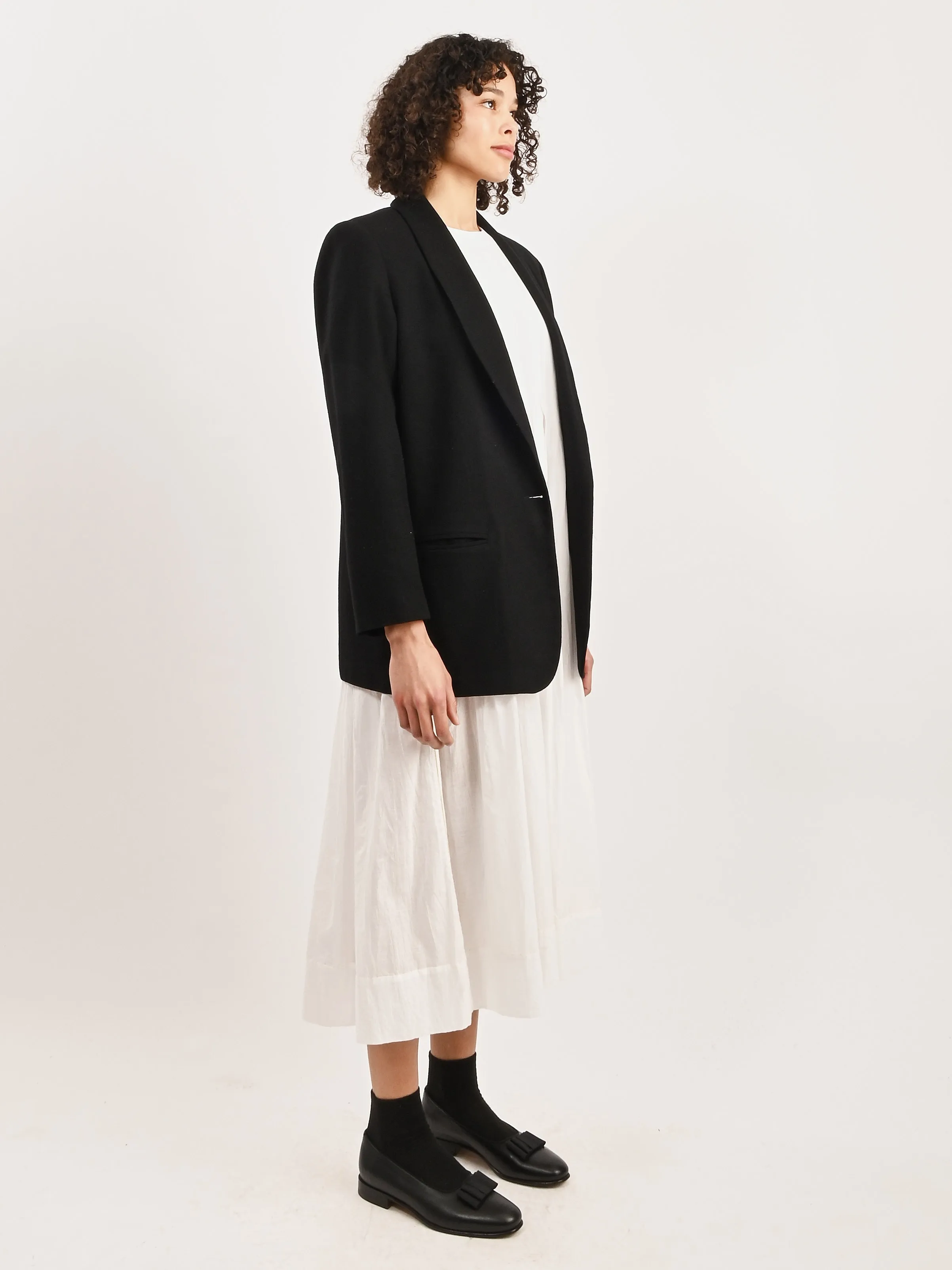 Black Wool Blazer