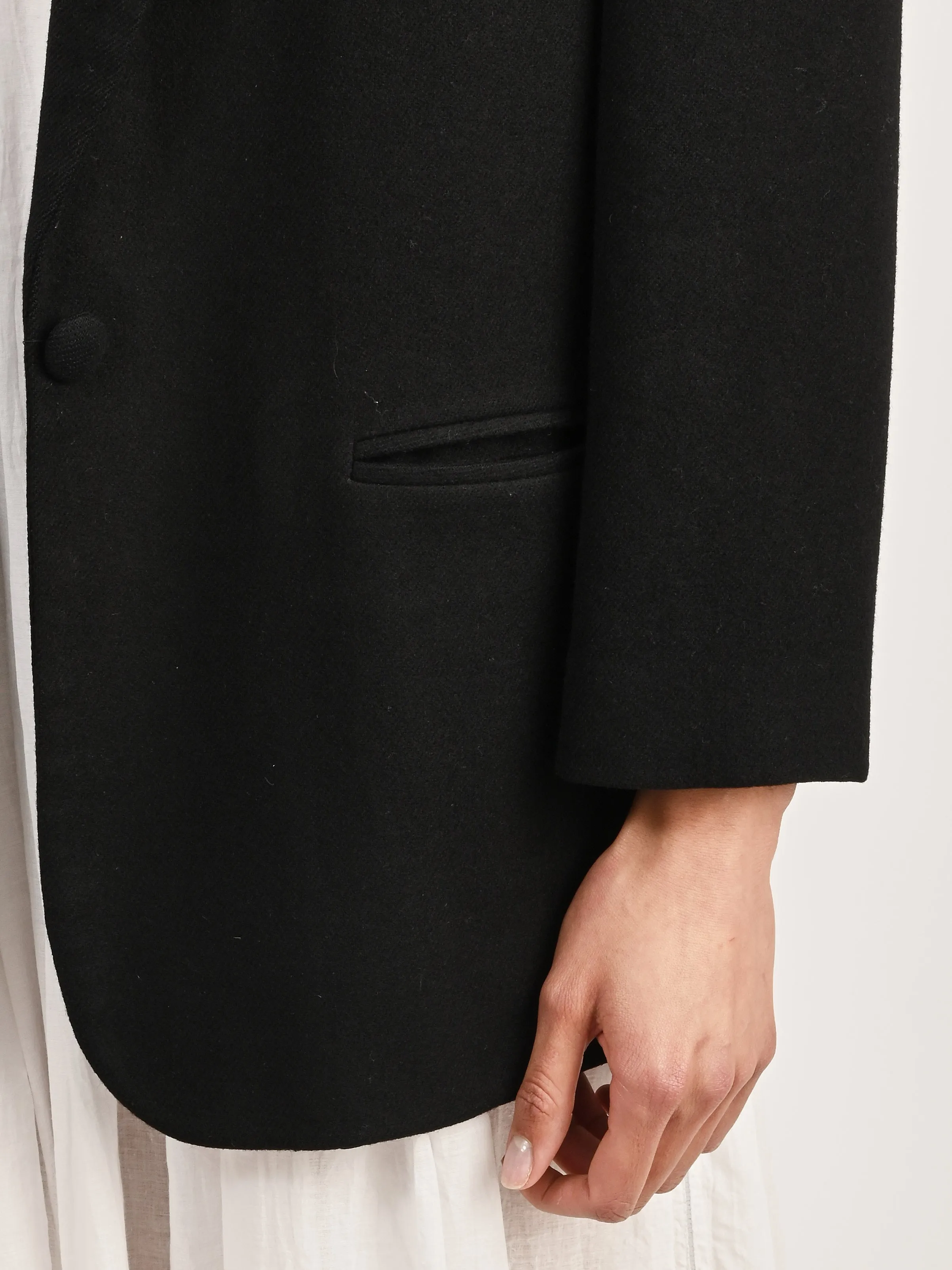Black Wool Blazer