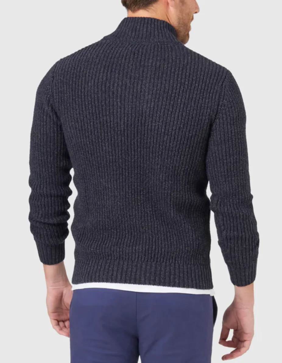 Blazer Oscar Button Neck Knit