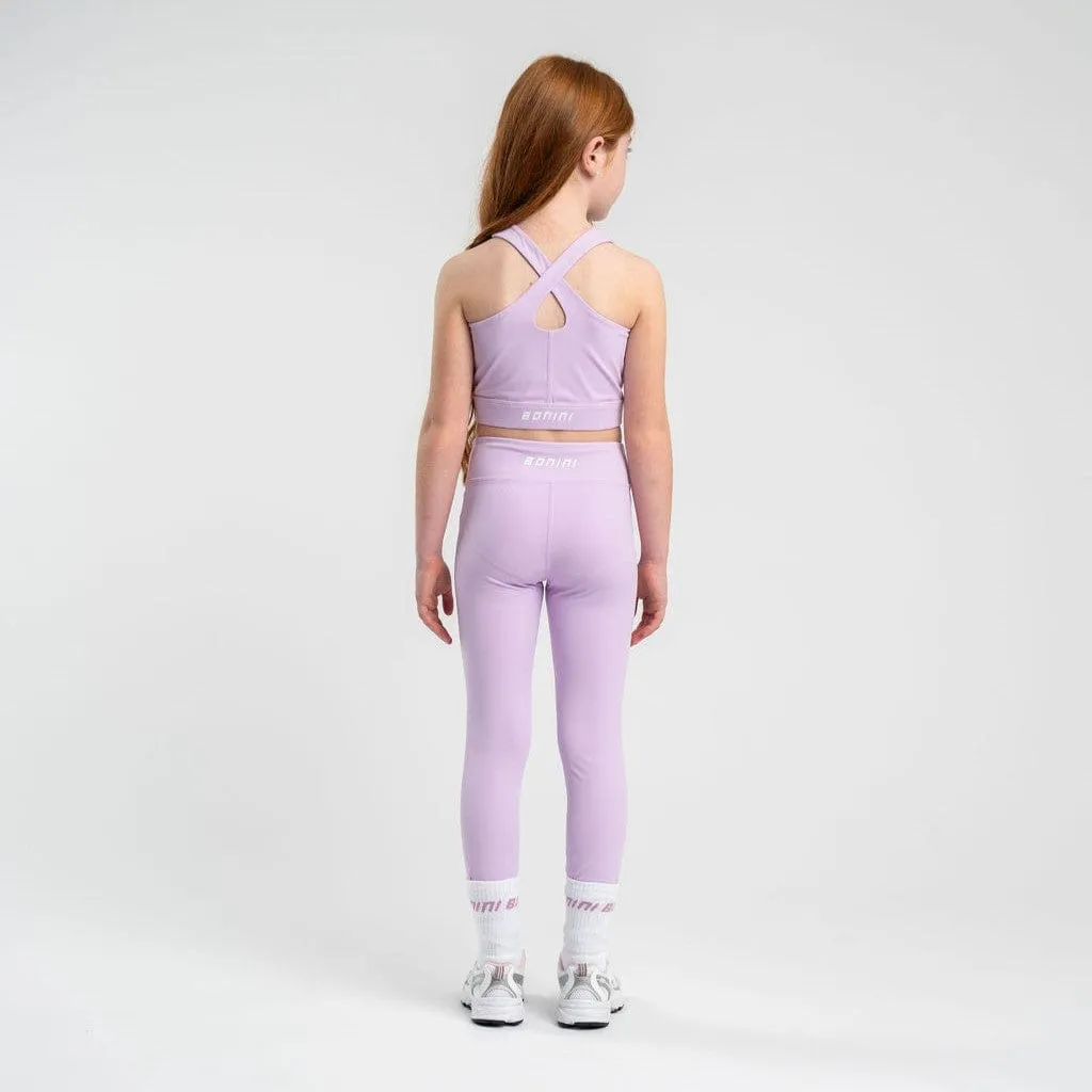 BONINI BY A DEE - Crop Top & Sport Leggings Aspire - Lilac Bloom