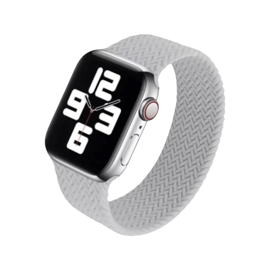 Braided Silicone Solo Loop Apple Watch Band