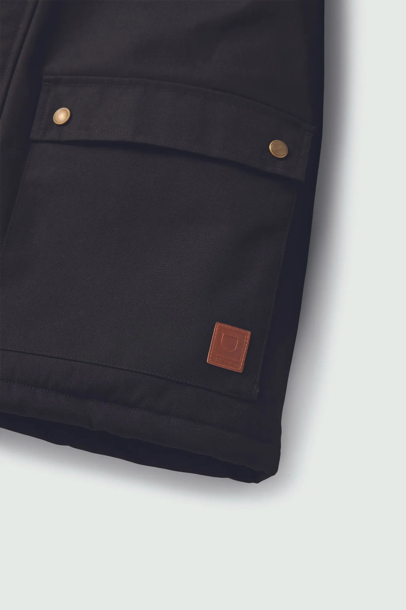 Brixton Storm Parka Jacket Black